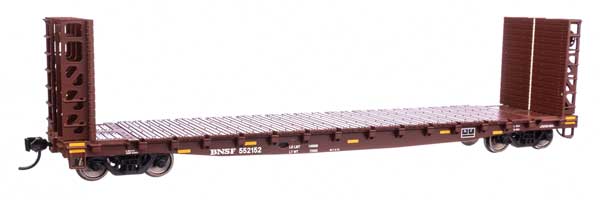 Walthers HO 910-5923 Mainline Bulkhead Flat Car BNSF #552152