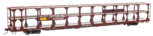 Walthers HO 910-8222 Mainline Auto Rack Southern Pacific Cotton Belt #84790