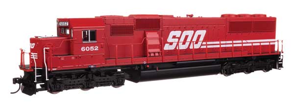 Walthers HO 910-9773 Mainline SD60 Diesel Locomotive Soo Line #6052 (DC)