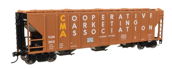 Walthers HO 910-49420 Mainline PS-2 covered Hopper TLDX #3010