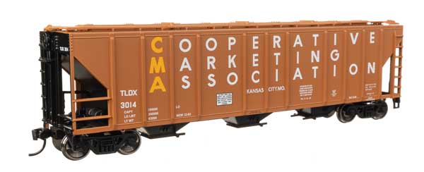 Walthers HO 910-49421 Mainline PS-2 covered Hopper TLDX #3014