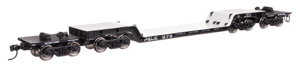 Walthers HO 910-50242 Mainline 81' 8-Axel Depressed Center Flatcar Pittsburgh