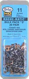 Kadee HO 11 Coupler #11 Bulk Pack No.5(R) Knuckle Couplers