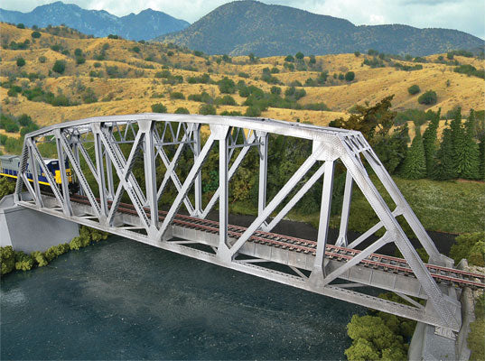 Walthers HO 933-4521 Structure Arched Pratt Truss Railroad Bridge Single-Track Kit