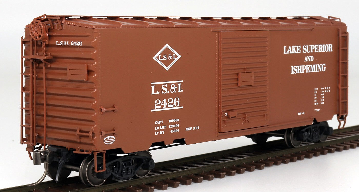 Intermountain HO scale model boxcar - Intermountain PS-1 40' boxcar Lake Superior & Ishpeming