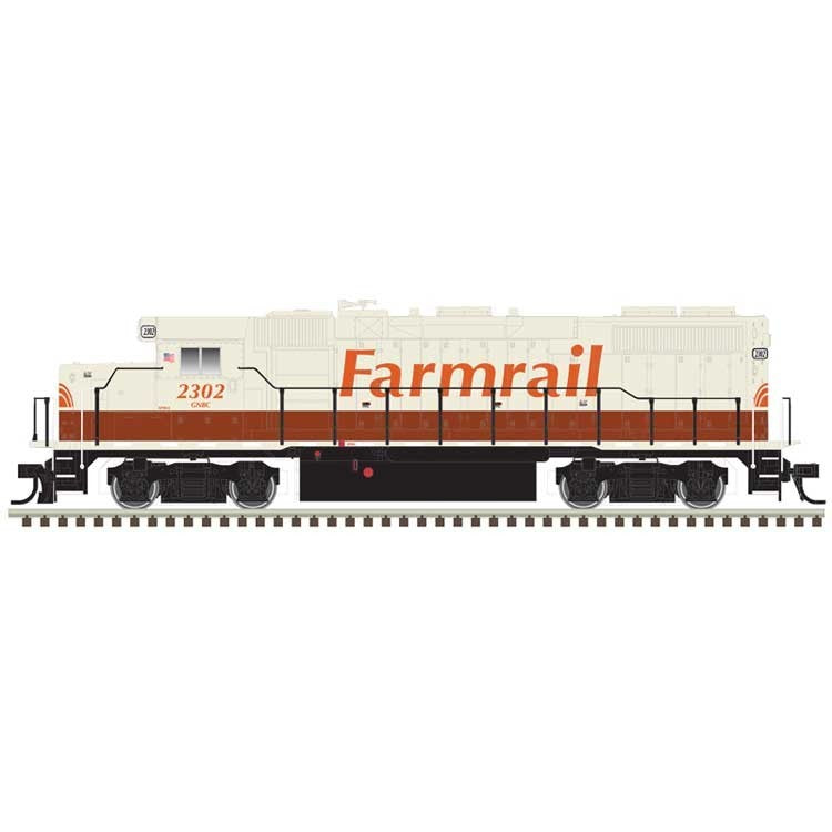 Atlas HO scale model locomotive - Atlas EMD GP38-2 Farmrail #2314 HO Scale
