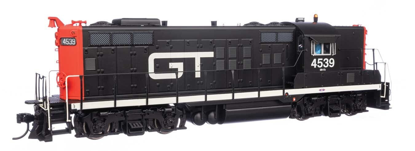 Walthers HO scale model locomotive - Walthers EMD GP9 Phase III Grand Trunk Western #4539 DC Version