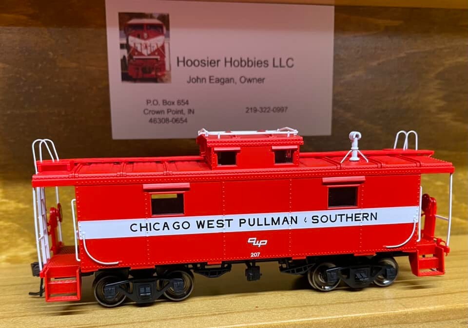Atlas HO scale model caboose - Atlas Cupola Caboose Chicago West Pullman & Southern #207 HO LIMITED RUN!