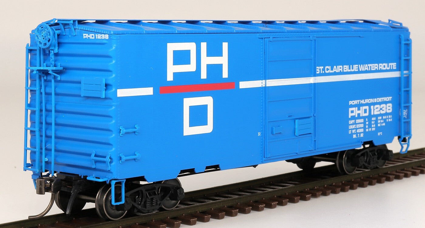 Intermountain HO scale model boxcar - Intermountain PS-1 40' boxcar Port Huron & Detroit