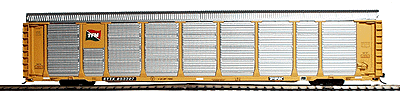 walthers HO 932-24866 Autorack Thrall 89' Tri-Level Enclosed Auto Carrier 2-Pack TFM