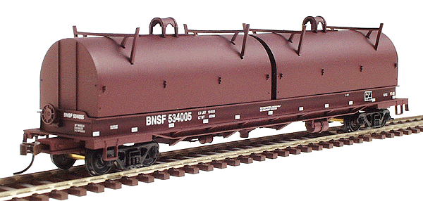 walthers HO 932-3824 Coil Car Evans 100-ton 55' Cushion Coil Car Burlington Northern Santa Fe
