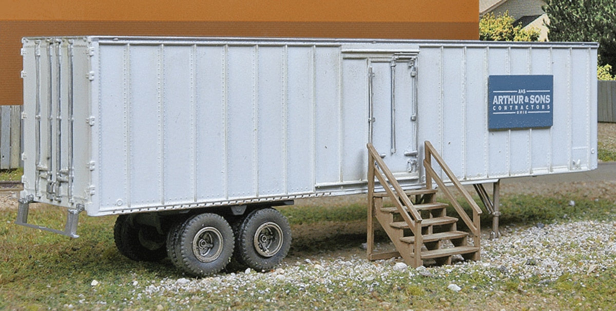Walthers HO 949-2901 - Construction Site Storage Trailer Kit