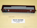 5 1/2' x 24' Steel Plate Load Finished HO Weight Kit - Trackside Trains
