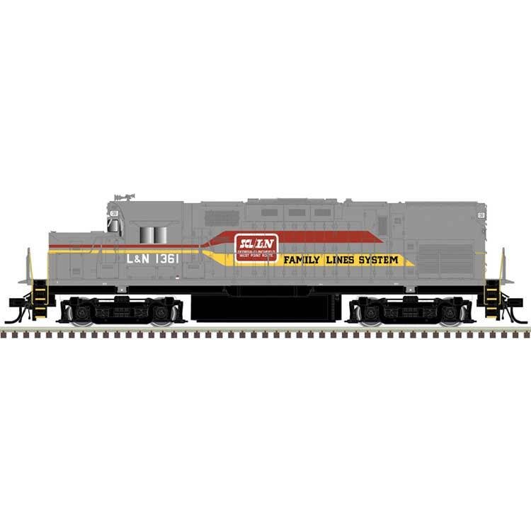 atlas HO 10004734 Locomotive Alco C420 Low Nose - Silver Family Lines L&N #1361 (Standard DC)