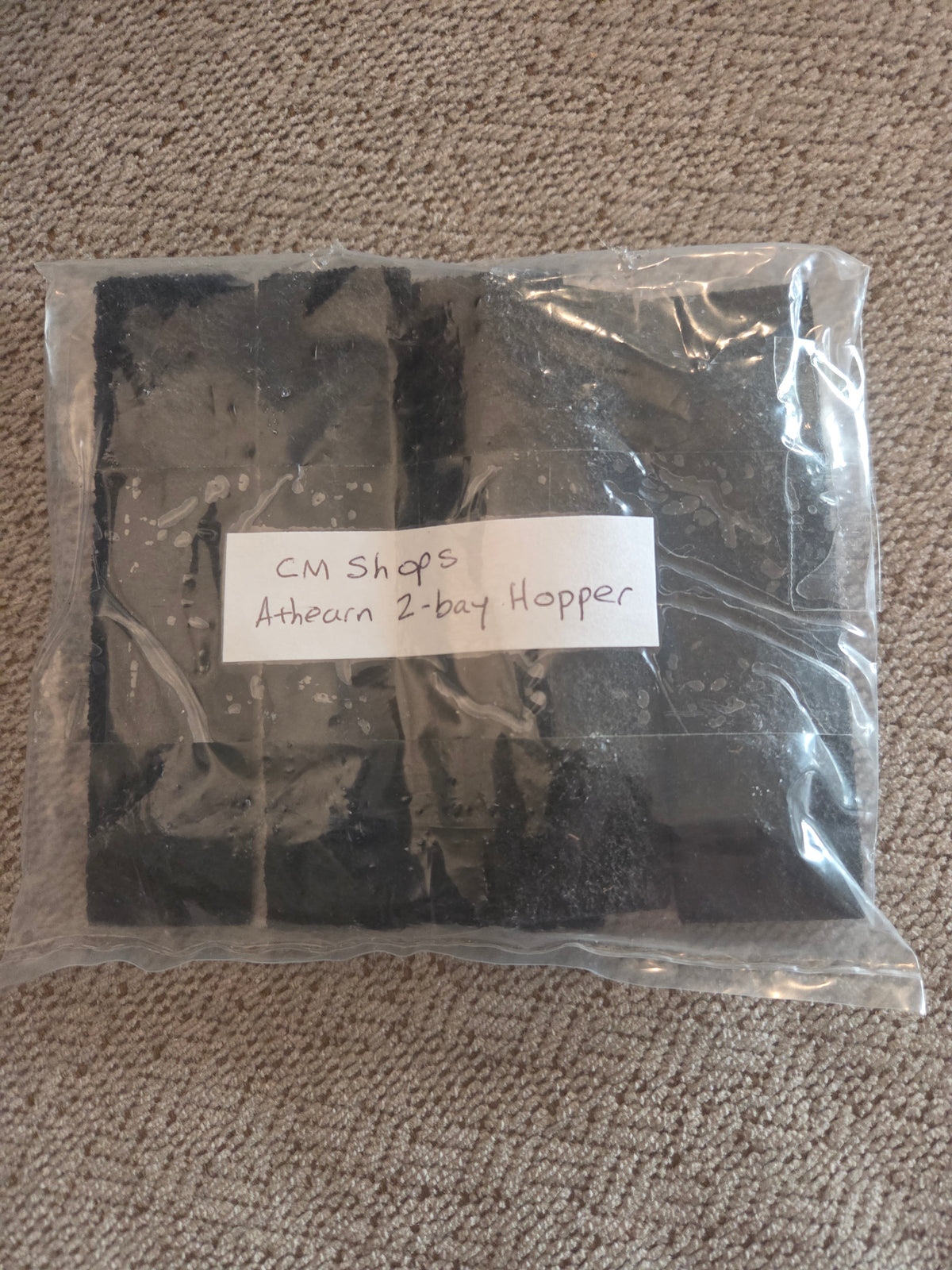 CM LOADS HO 5 - Athearn 2-Bay Hopper Coal Load (5 pk)