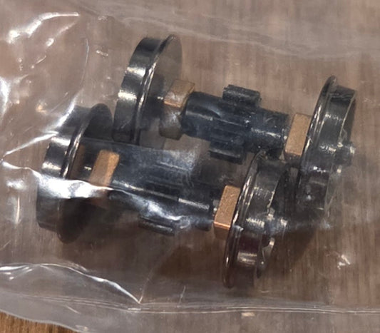 Walthers HO Scale Replacement Geared Driver Assembly (Diesel Wheelset) (2-pack)