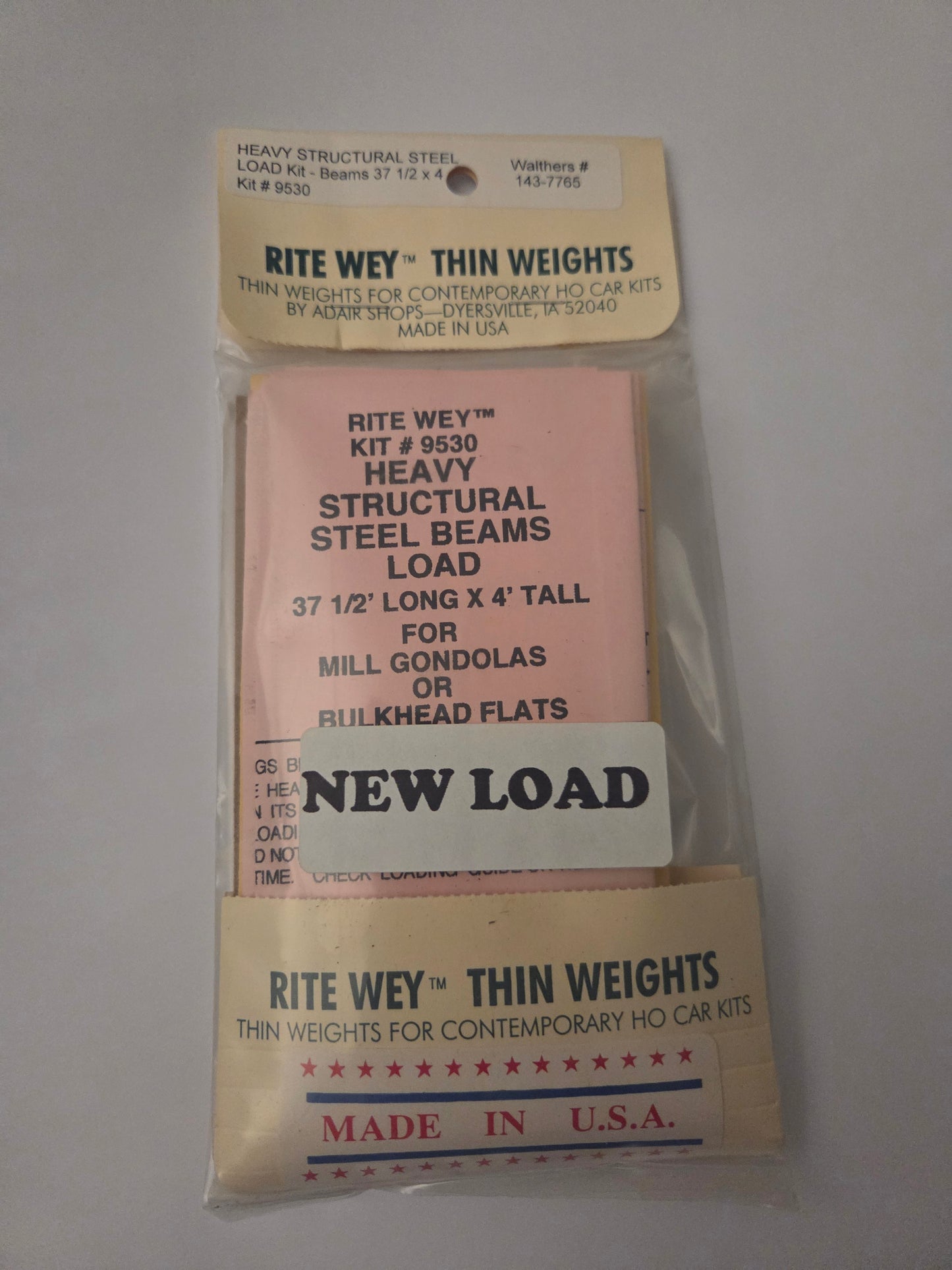 Steel Beam Load HO 37 1/2' x 4' Steel Beam Load Heavy Structural HO