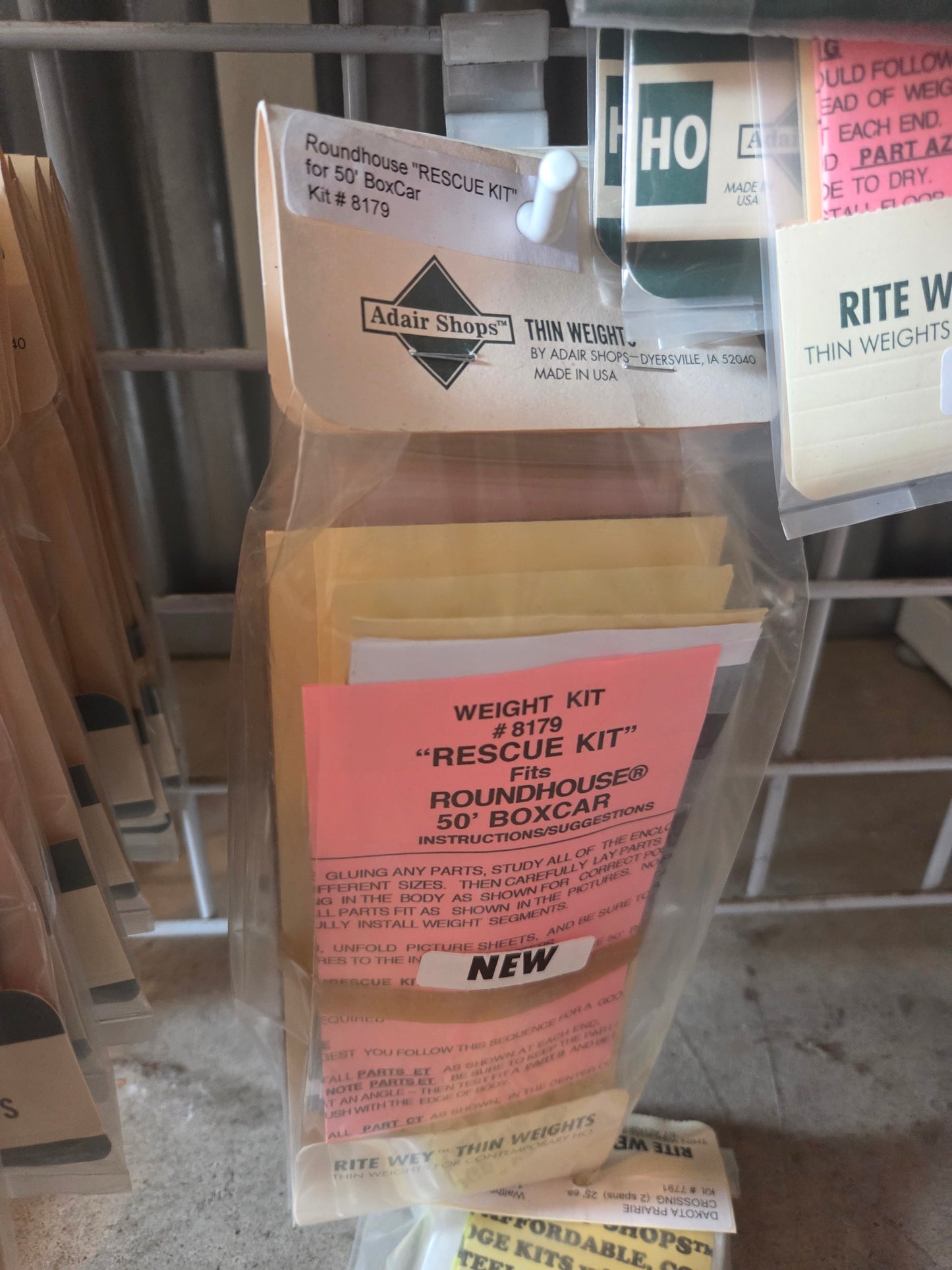 Weight Kit HO for Roundhouse 50' Boxcar
