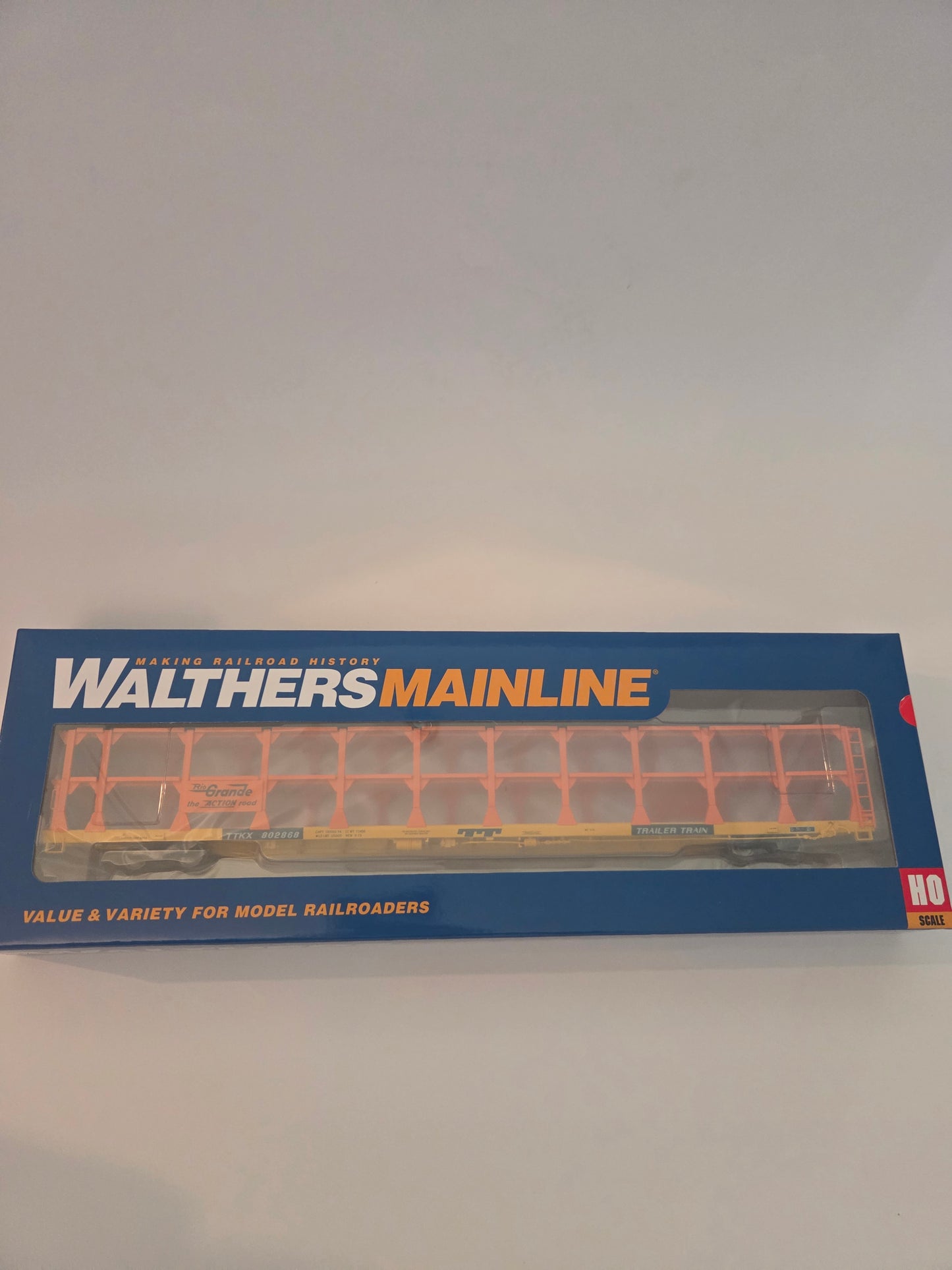 Walthers Mainline HO Scale Auto Rack Denver & Rio Grande Western #802868