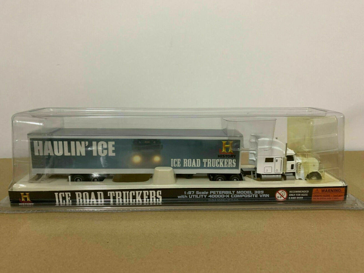 Norscot HO 58613 Vehicle Peterbilt 389 with Utility Van Ice Road Truckers