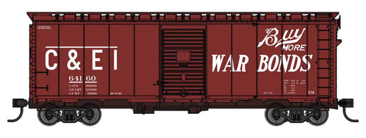 Walthers HO 910-2745 Boxcar 40' AAR Modified 1937 Boxcar RTR Chicago & Eastern Illinois #64160