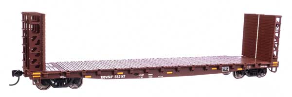 Walthers HO 910-5922 Mainline Bulkhead Flat Car BNSF #552147
