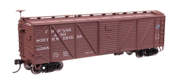 Walthers HO 910-40708 Mainline 40' ARA Single-Sheathed Boxcar Chicago & North