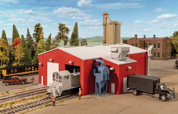 Walthers HO 933-3909 Structure Railroad Paint Shop Kit