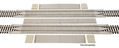 Walthers HO 948-83115 Kit Modern Concrete Crossing w/ Rerailer Ends