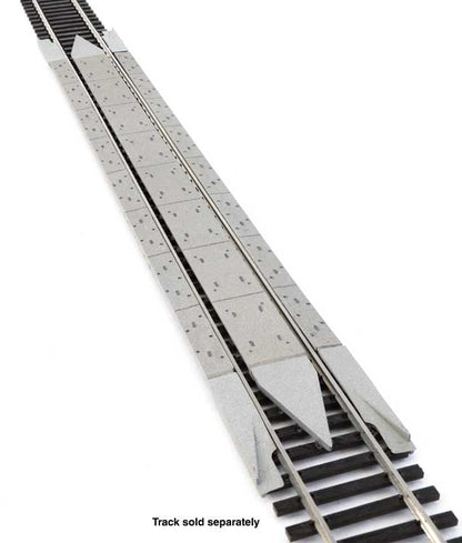 Walthers HO 948-83115 Kit Modern Concrete Crossing w/ Rerailer Ends