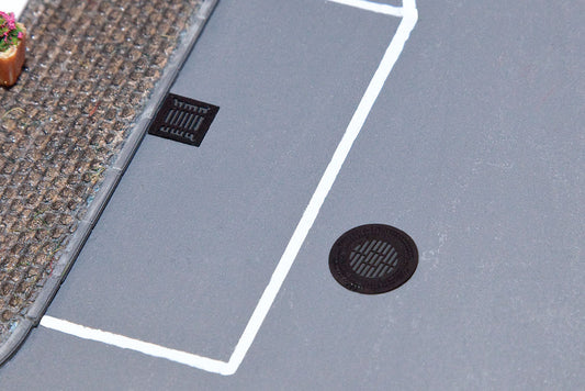 Walthers HO Scale 949-4123 Kit Manhole covers and grates (3 packages)
