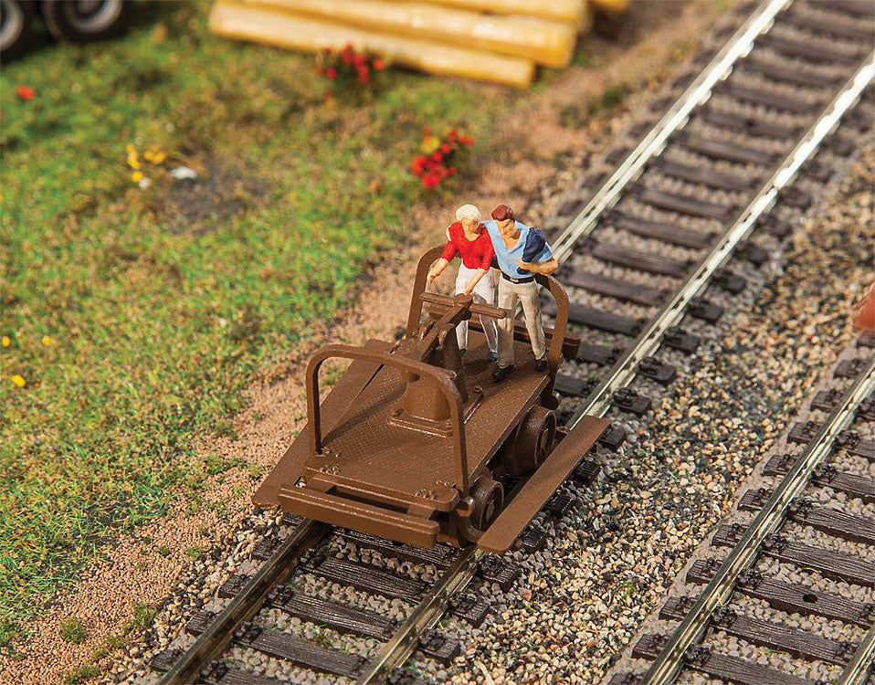 Walthers HO 949-4145 Detail Handcars Kit (pkg 2)