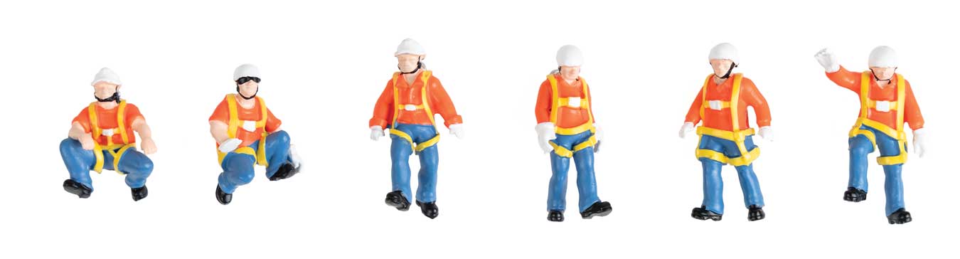 Walthers HO Scale 949-6201 Trackside Workers (6)