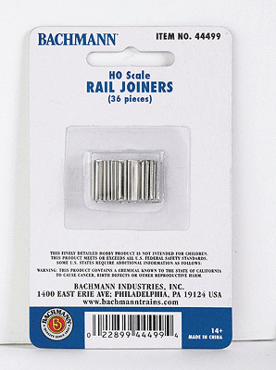 Bachmann HO 160-44499 Track & Accessories E-Z Track(R) Accessories - Rail Joiners pkg(36)