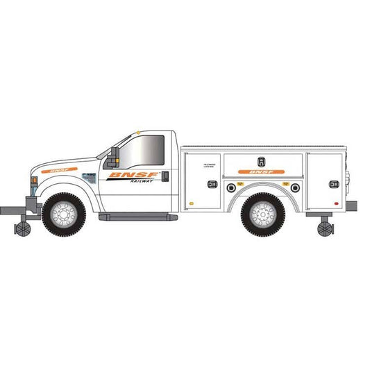 Atlas HO 30000164 Vehicle 2008 Ford(R) F-350 Hi-Rail Pickup Truck - Assembled