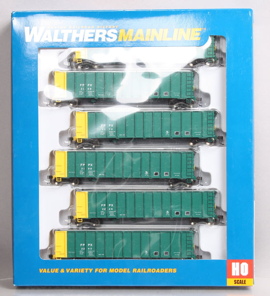 Walthers HO 910-65710 Gondola 50' Coal Gondola 6-Pack - Ready to Run Fayette Power Project #2