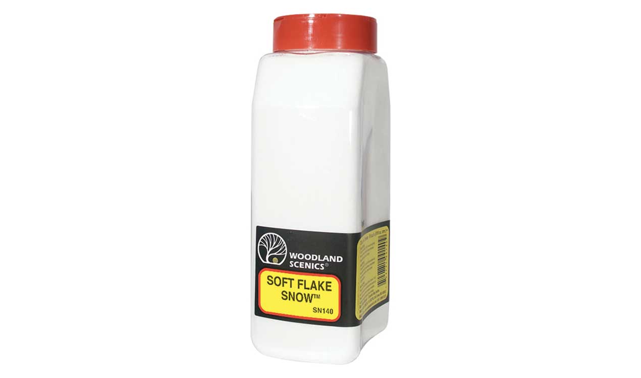 Woodland Scenics 140 Soft Flake Snow(TM) Shaker 32oz