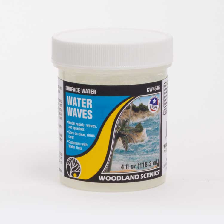 Woodland Scenics 4516 Surface Water - Water System Water Waves 4oz