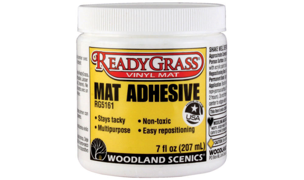 Woodland Scenics 5161 ReadyGrass(TM) Mat Accessories - Mat Adhesive 7oz