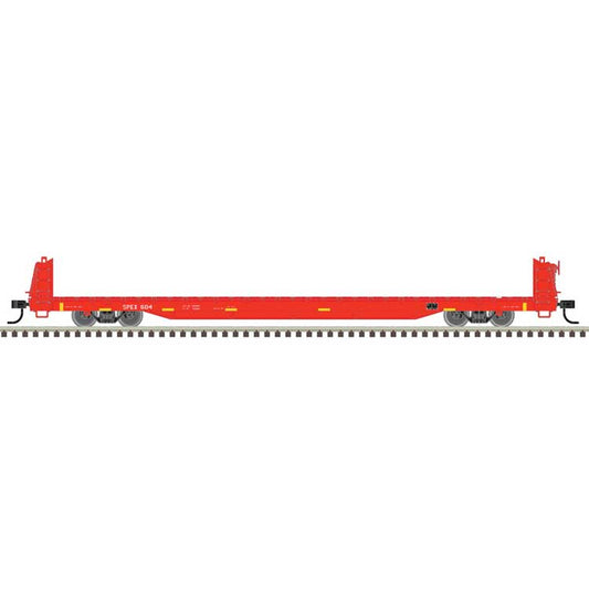 Atlas HO 20007965 Flat Car 62' Short-Bulkhead Flatcar - Ready to Run SPEX #600