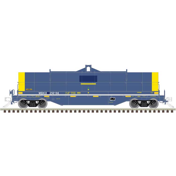 Atlas N 50006773 Coil Car 42' Coil Steel Car w/ Fishbelly Side Sill Mitsui Rail Capital #250166