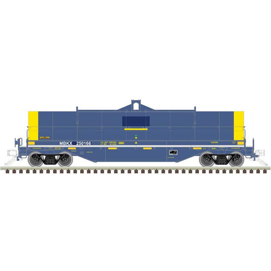 Atlas N 50006773 Coil Car 42' Coil Steel Car w/ Fishbelly Side Sill Mitsui Rail Capital #250166