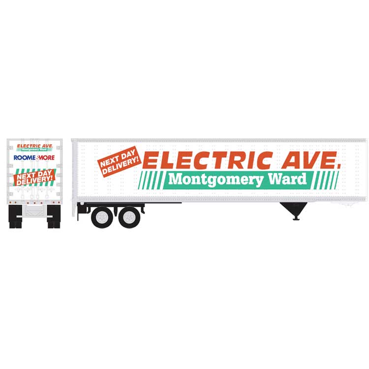 Atlas HO 20007829 Vehicle 45' Pines Trailer - Assembled Montgomery Ward #4128