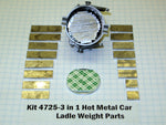 3 in 1 Open Top Hot Metal Car Weight Kit - Trackside Trains