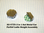 3 in 1 Open Top Hot Metal Car Weight Kit - Trackside Trains