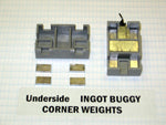 Steel Mill Ingot Buggies & Molds Weight Kit (3 pack) - Trackside Trains