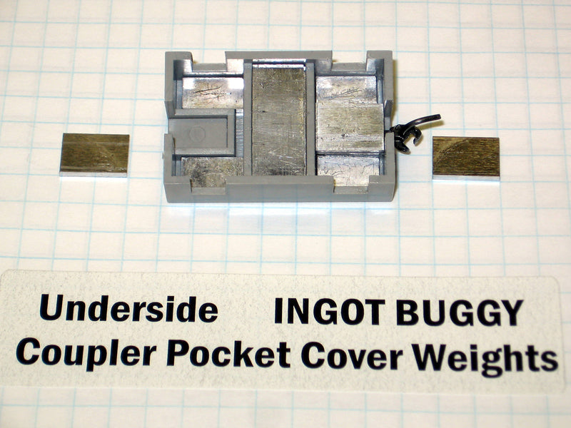 Steel Mill Ingot Buggies & Molds Weight Kit (3 pack) - Trackside Trains