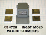 Steel Mill Ingot Buggies & Molds Weight Kit (3 pack) - Trackside Trains