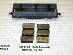 Kit Bash Series Mill Gondola Weight Kit (3 pack, includes body assembly guides) - Trackside Trains