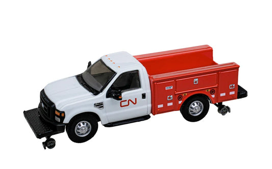 Atlas HO 30000165 Vehicle 2008 Ford(R) F-350 Hi-Rail Truck - Assembled Canadian National